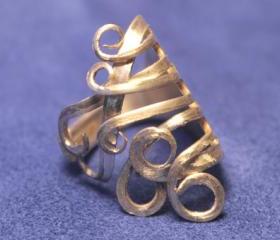 Wrapped Fork Ring